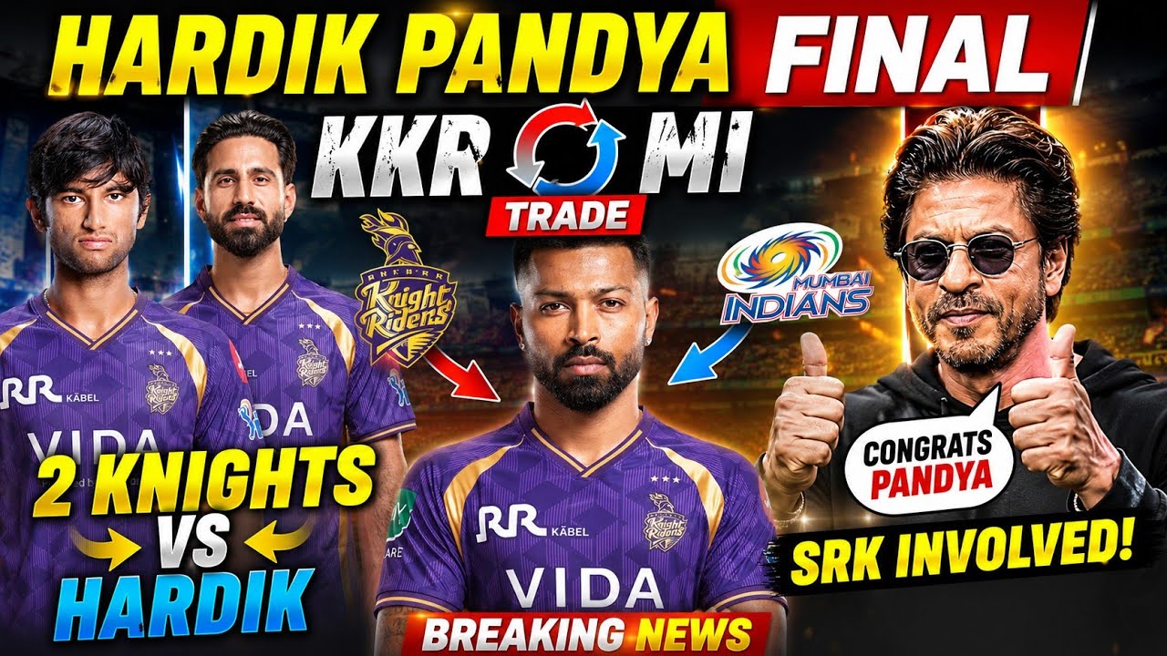 IPL 2027: KKR's New Captain Pandya, Is the Final Trade Deal Confirmed? Ami KKR Hai Taiyaar