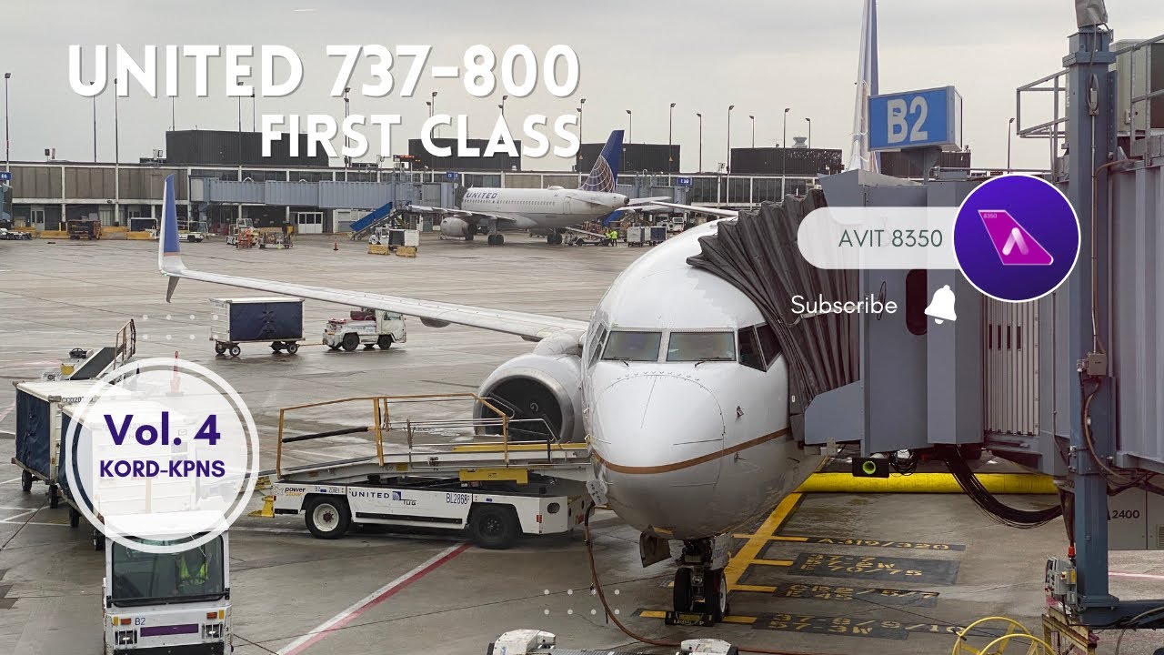 United 737-800 || First Class