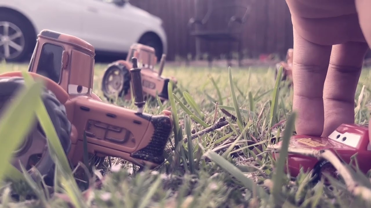 Tractor Tipping - Live Action toy Remake
