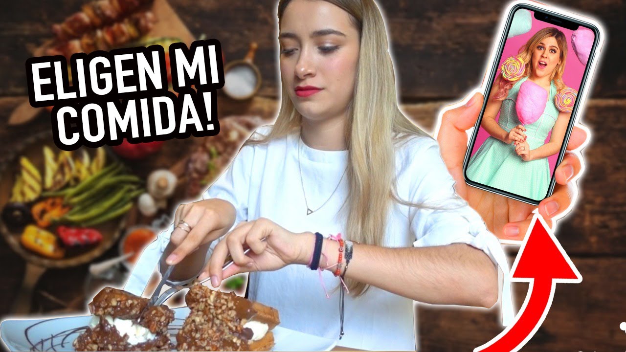 &iexcl;YOUTUBERS ELIGEN MI COMIDA DURANTE  UNA SEMANA! *NO ME ESPERABA ESTO*| Soyalerios