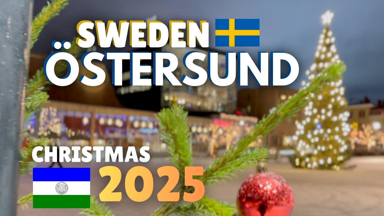 &Ouml;STERSUND CHRISTMAS SWEDEN 2025 Walk Tour Sweden