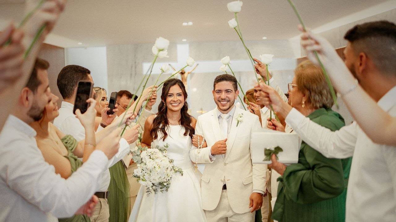 Loretta e Yan - Casamento Igreja Católica - Cerimônia Completa - Brasília DF
