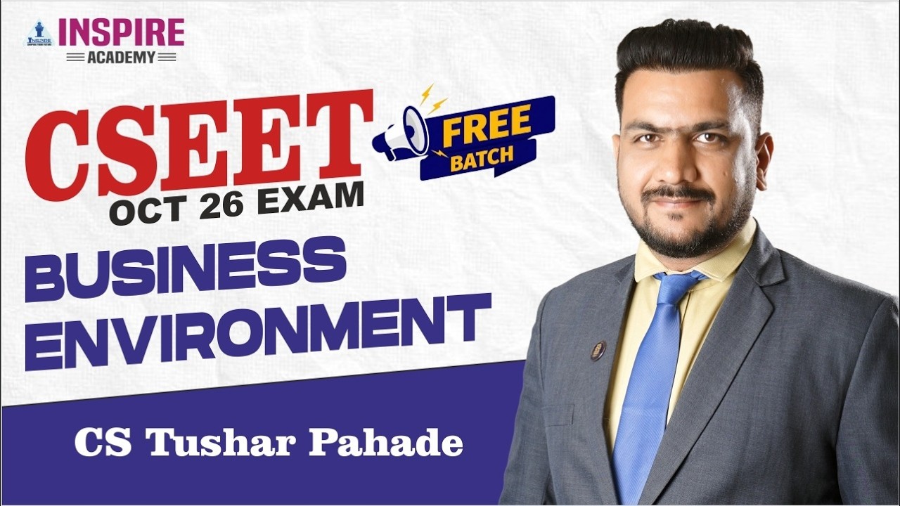 Cseet Free | Environment | Oct 26 & Feb 27 | Lec 9 | CS Tushar Pahade