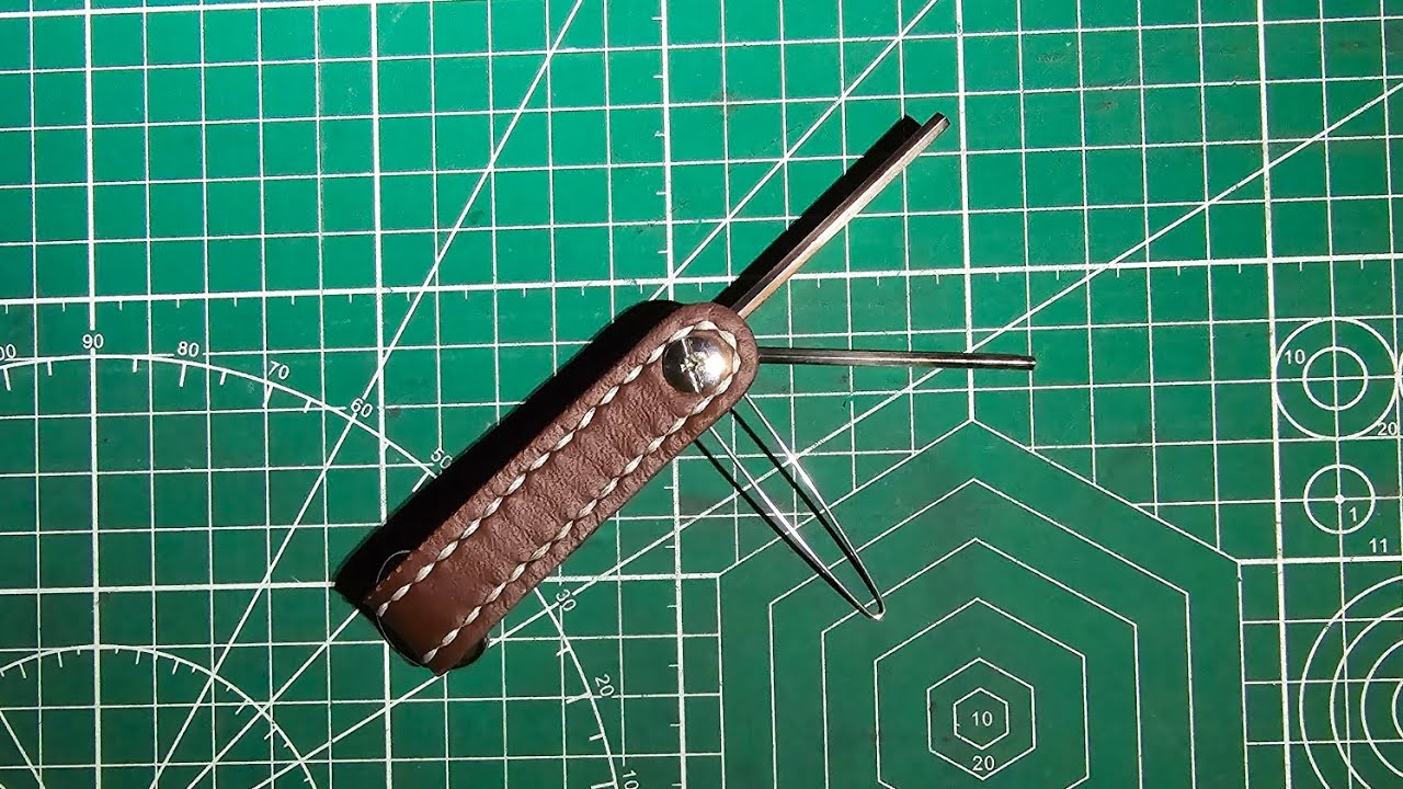 Slingshot Multitool Build  #slingshot #catapult #skills #craft #howto #keychain