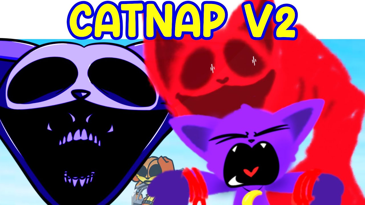 FNF Vs CATNAP V2 (Full Mod + Cutscenes)