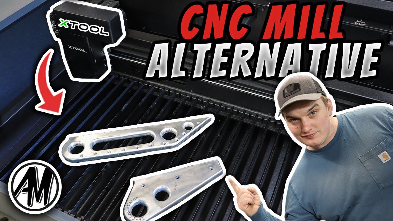 Making Billet Aluminum Parts with a Desktop Laser.!!  ( xTool P2 55 watt Co2 laser Cutter )