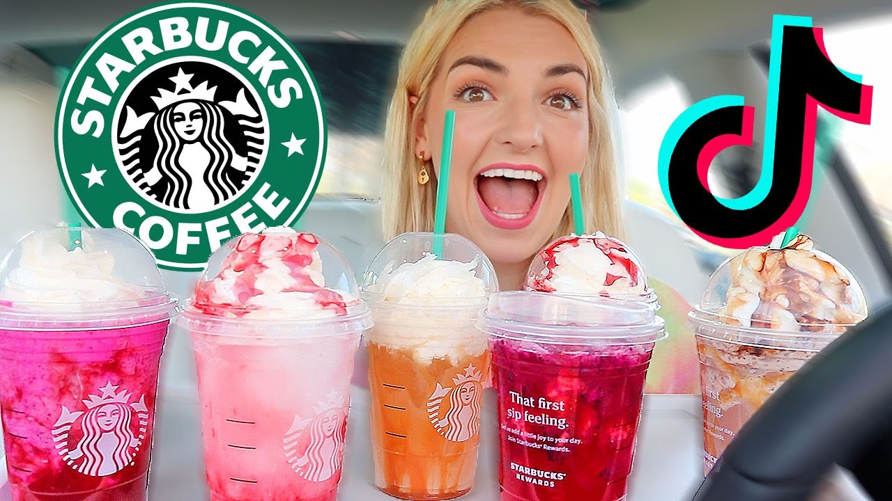 TRYING VIRAL TikTok STARBUCKS DRINKS