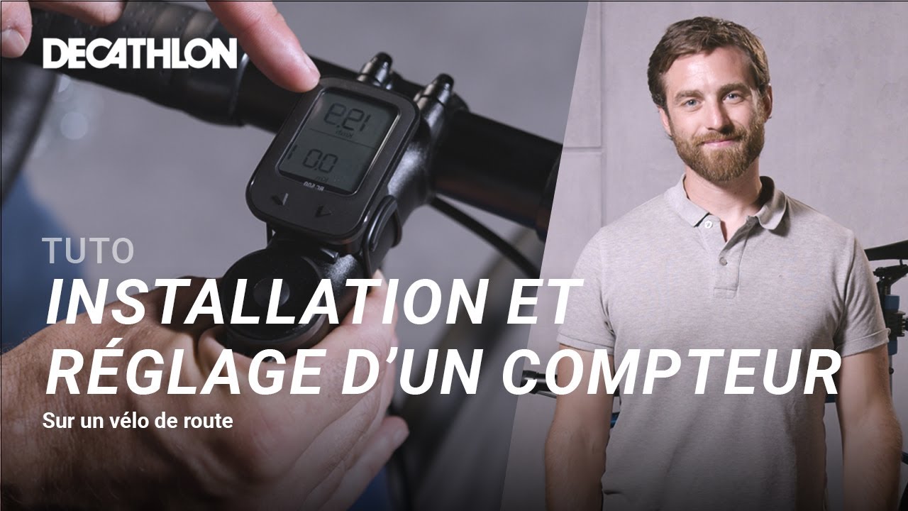 TUTO - Installer un compteur sur un v&eacute;lo route 🚴 I Decathlon