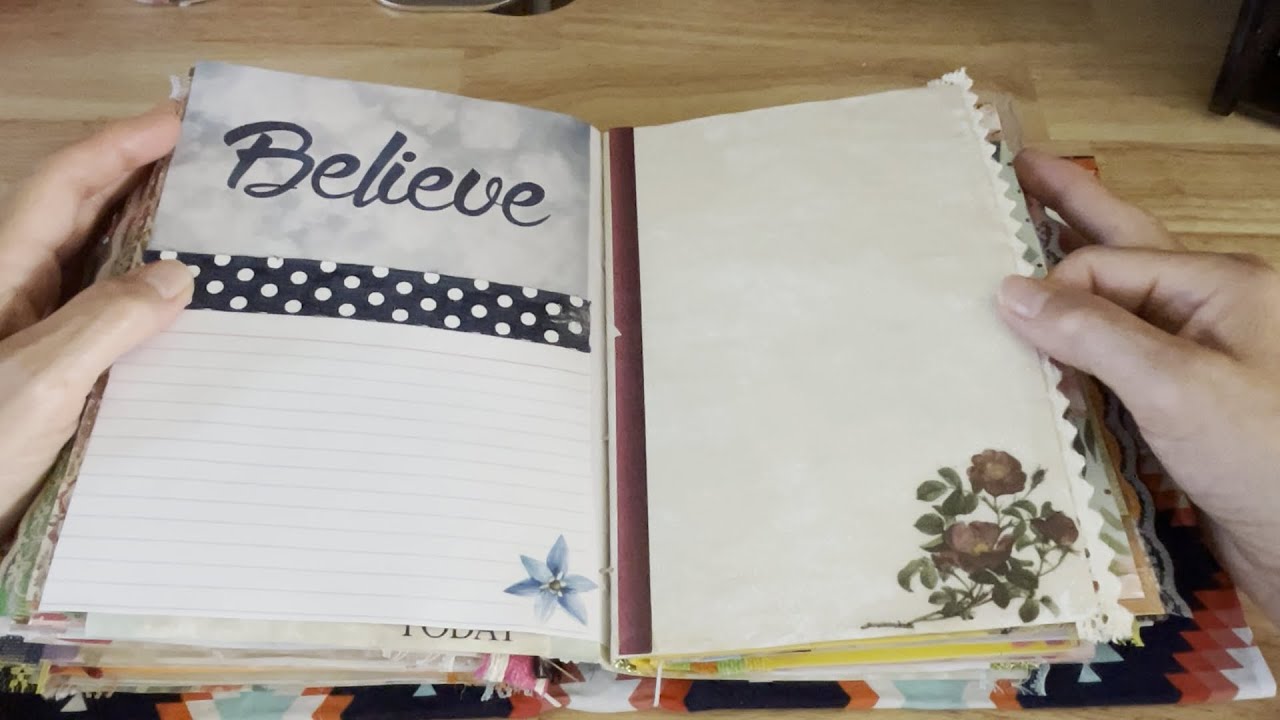 ASMR Junk Journal **Comfort/Page by Tingly page look through !!!