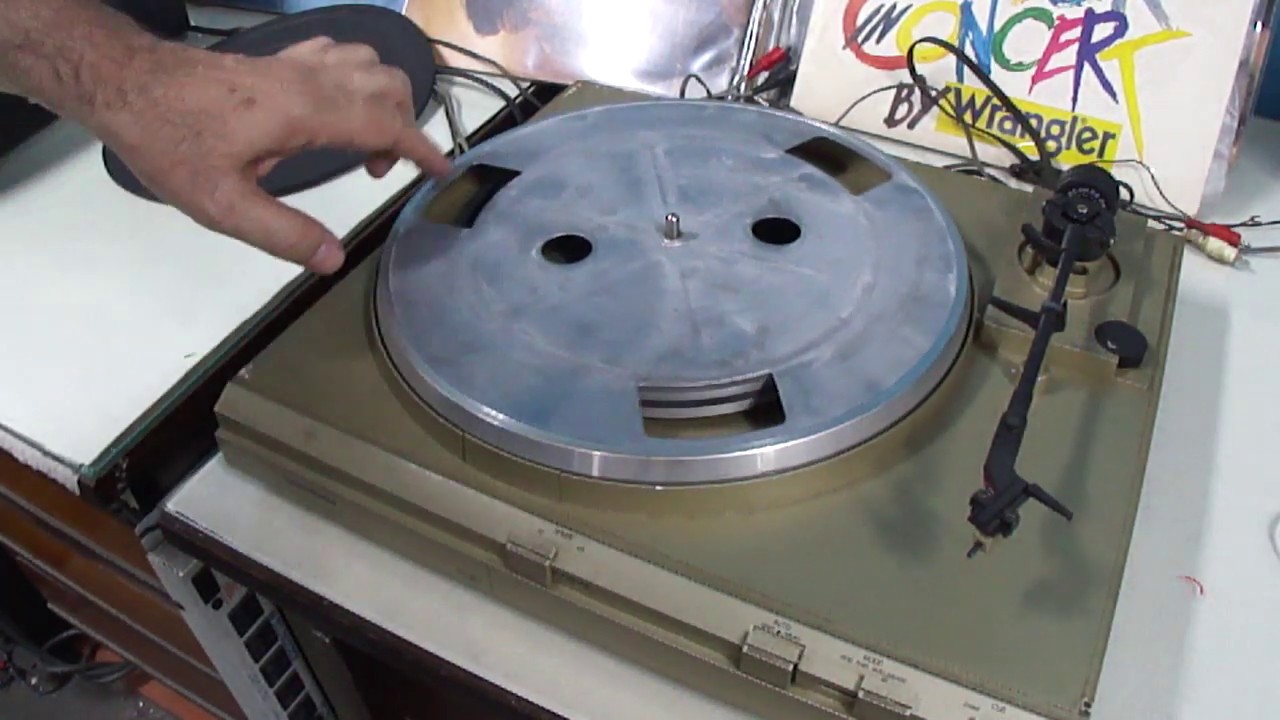 O Rei do Som - Ajustes Toca discos 8 - Como Trocar  Correia do Toca Discos