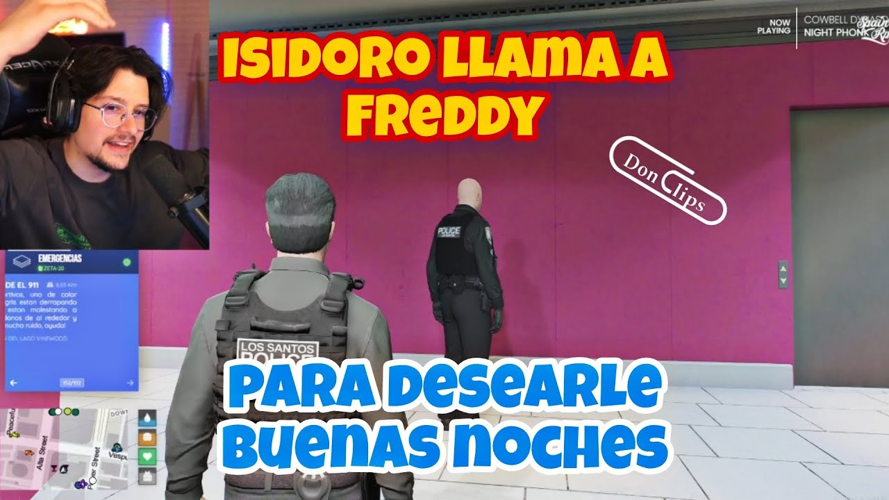 ISIDORO LLAMA A FREDDY PARA DESEARLE LAS BUENAS NOCHES 🤣 DESPUÉS DE VER LA CHAMPIONS