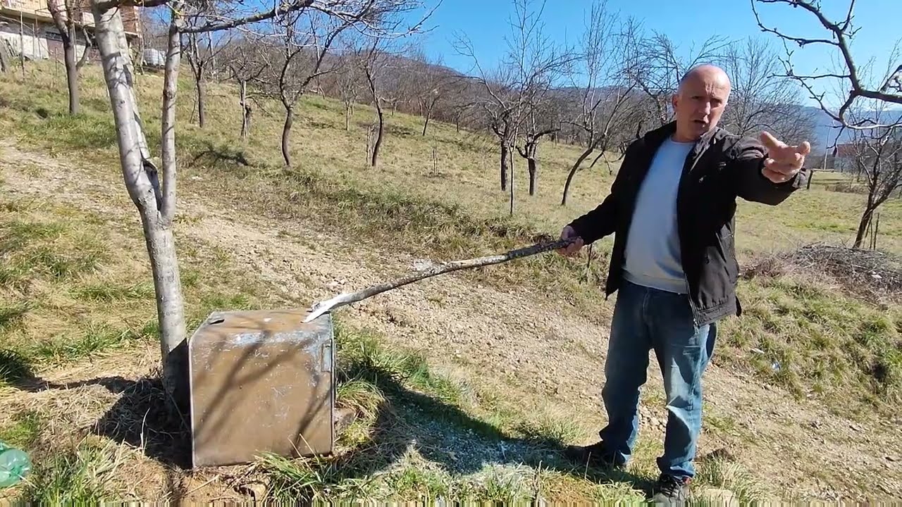 Gašenje živog kreča - priprema za voćke