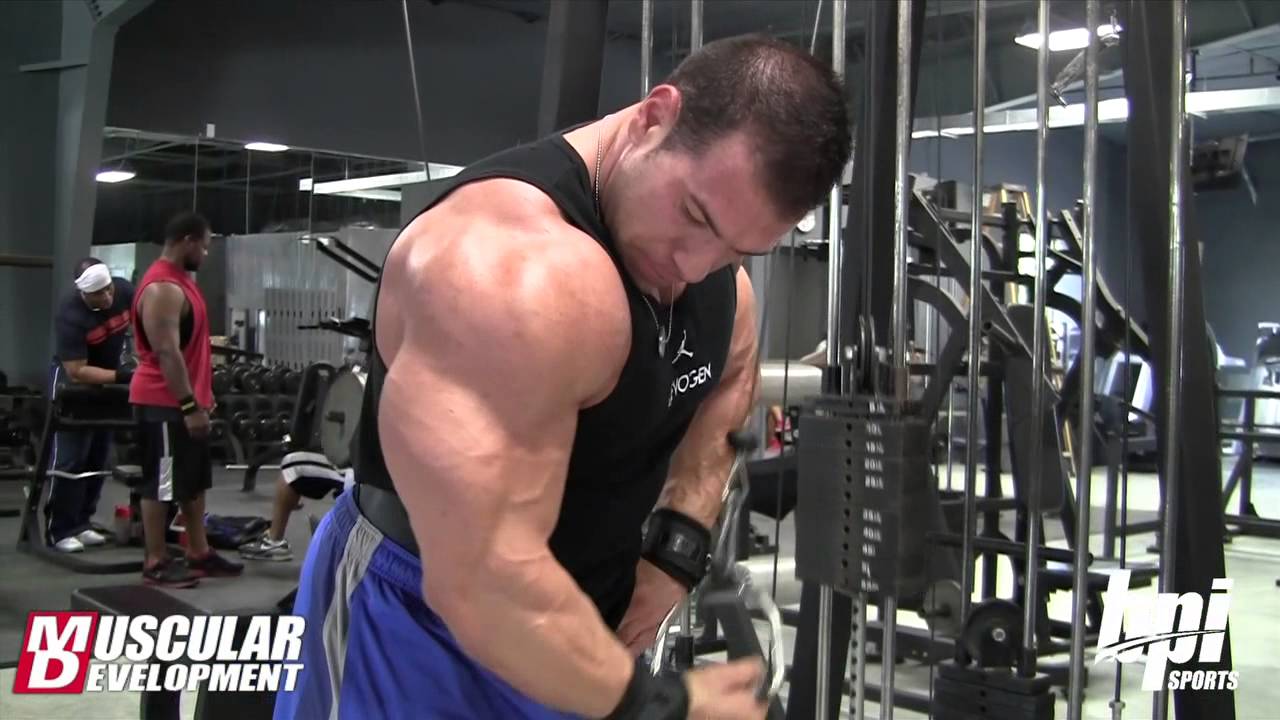 Steve Kuclo Trains Bi's and Tri's 
