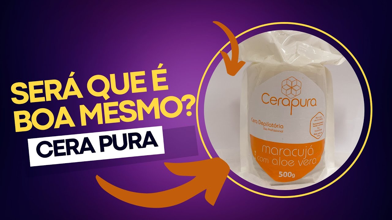 Cera de Maracujá com aloevera - CERA PURA | Axila com 2 meses de crescimento 🔥