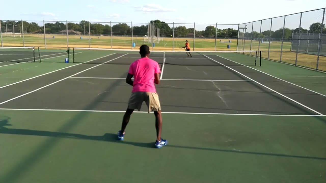 3.5 - 4.0 Tennis Highlight Nick Kryois Tweener 😈 and Jumping one handed backhand like Shapovolove 👀