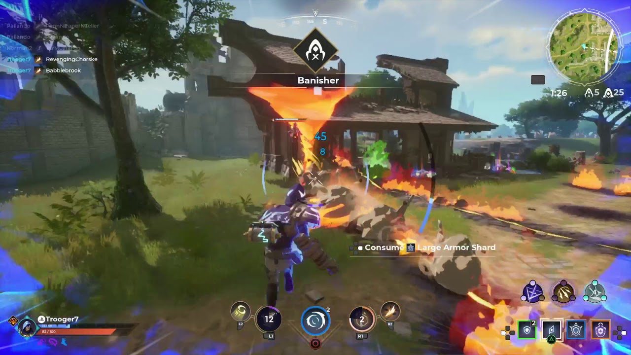 Epic solo win 16 kills!! Spellbreak Ps4 Pro gameplay (no commentary)