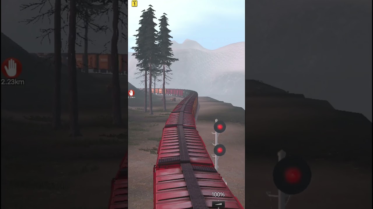 CP Rail freight snaking through🌲⛰️#CPRail #FreightTrain #MountainRail #RailfanGaming #TrainSimulator