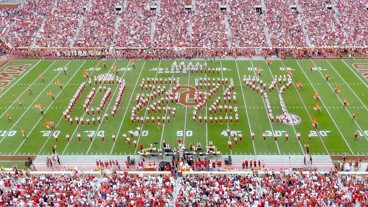 08-30-25 OU vs Illinois State Halftime - Band Day - University of Oklahoma Marching Band