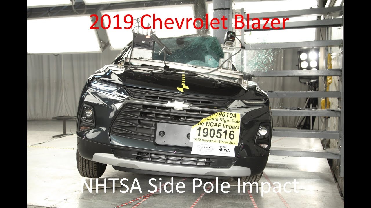 2019-2024 Chevrolet Blazer NHTSA Side Pole Impact