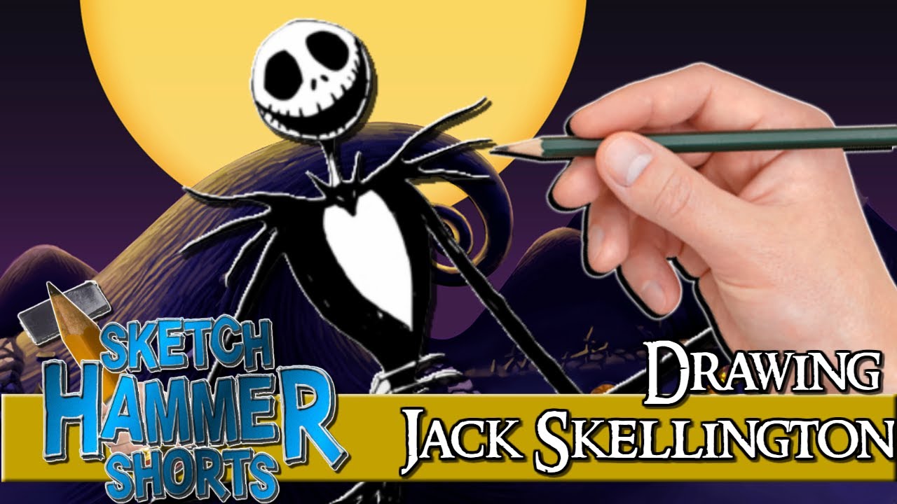 Drawing Jack Skellington | Nightmare Before Christmas Time-Lapse Art