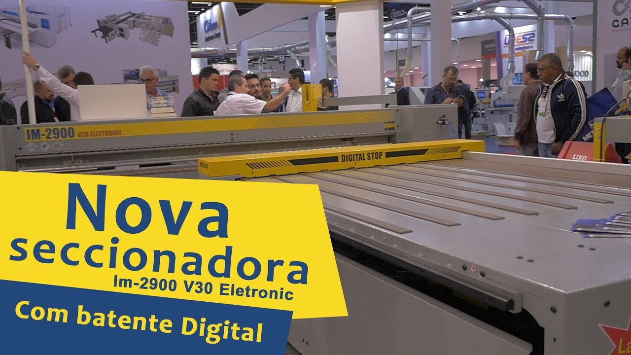Como fazer móveis planejados Formóbile 2018 Seccionadora IM 2900 V30 Com batente Digital