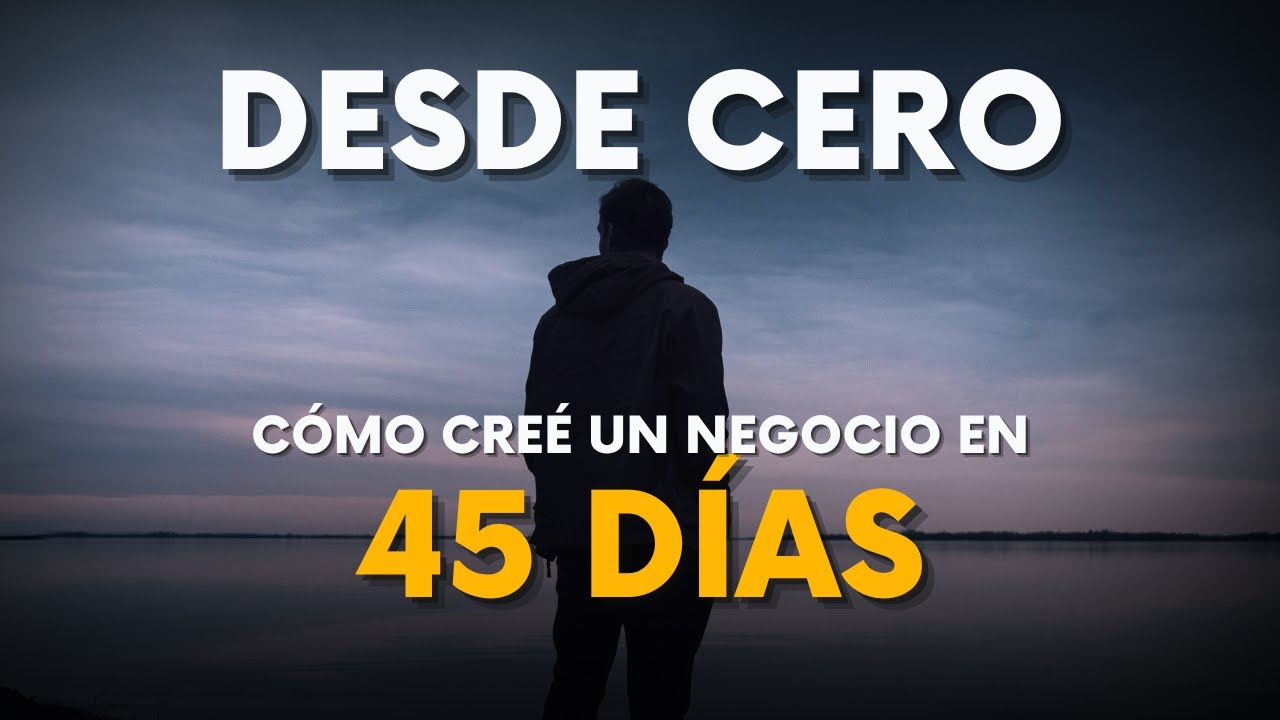 ¿Cómo Empecé Un Negocio Desde CERO en 45 Días? | El proyecto me ha hecho desaparecer por un mes