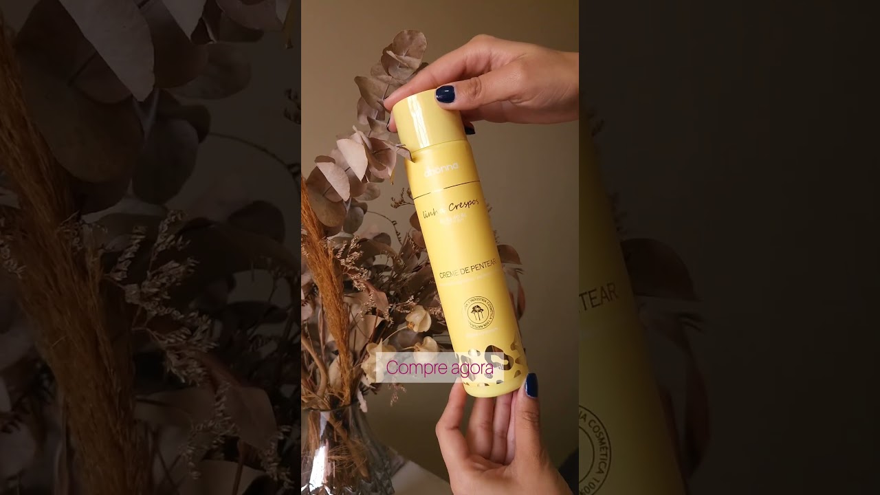 Creme de Pentear Crespos 300mL - Dhonna | Brilho, Maciez e Controle para Texturas Crespas