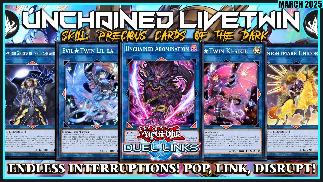UNCHAINED LIVE TWIN 🔥 Insane Link Plays & Destruction! | Duel Links KOG Climb (March 2025)