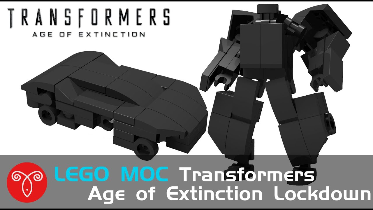 Lego Transformers AOE Lockdown MOC Instruction Mini Mecha