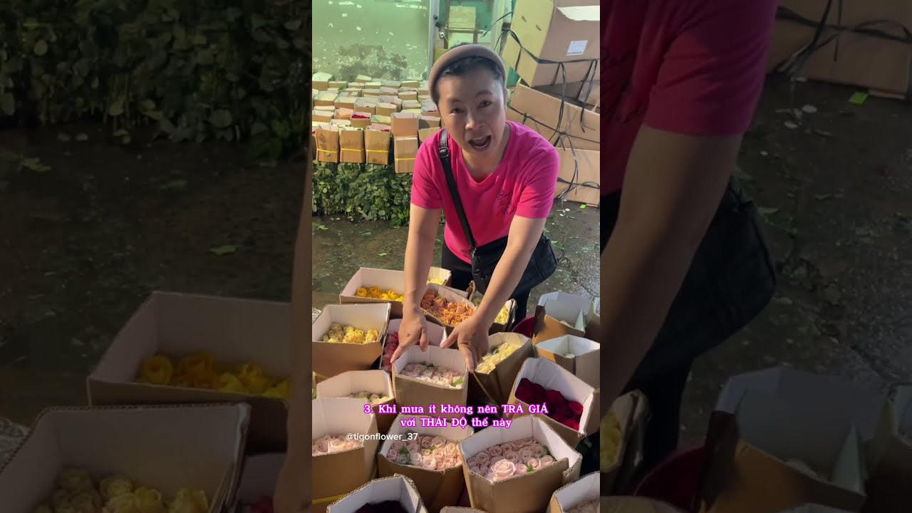 Những điều không nên làm khi mua hoa hồng tại chợ sỉ!! 🌹