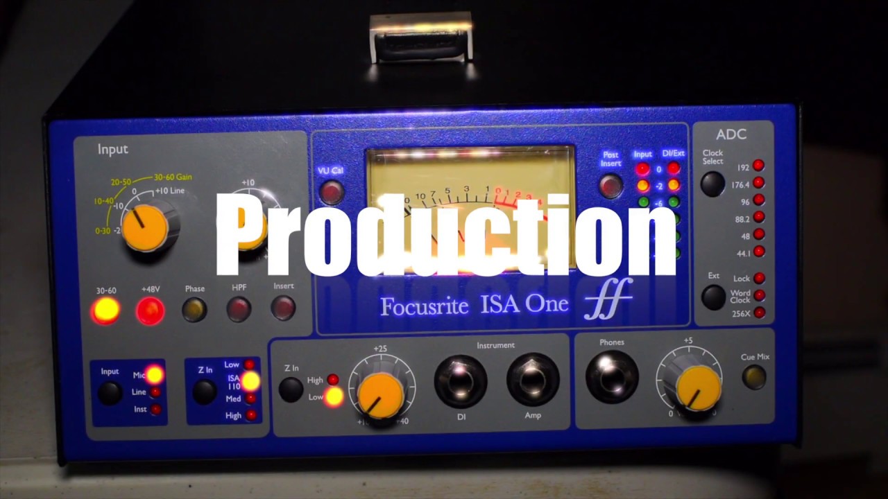 #Focusrite ISA One #preamp Critique and Review