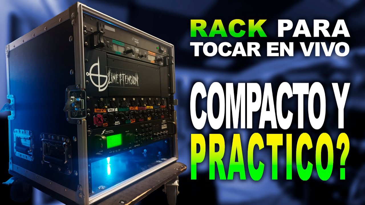 RACK para TOCAR EN VIVO con tu banda ¿COMPACTO Y PRÁCTICO? | ¡Te muestro el de mi banda! | 2023 🔥