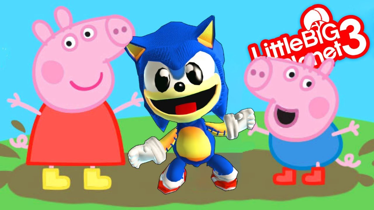 Sonic & Peppa Pig Adventure - LittleBigPlanet 3 PS4 Gameplay | EpicLBPTime