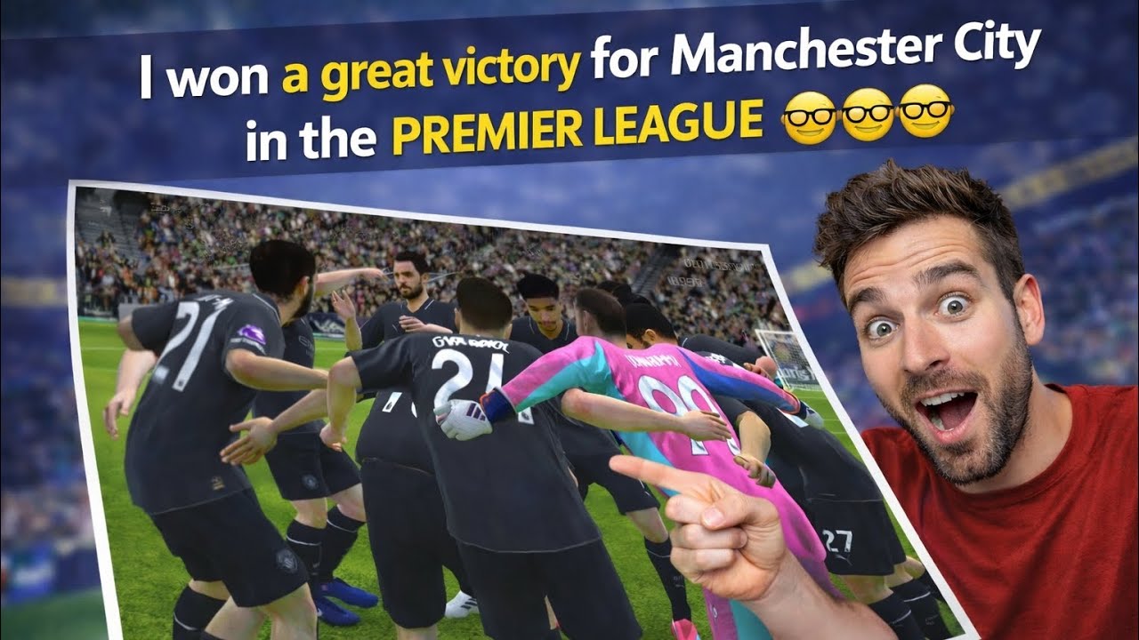 FC mobile game play 5| I won a great victory for Manchester City in the PREMIER LEAGUE|| #popular 