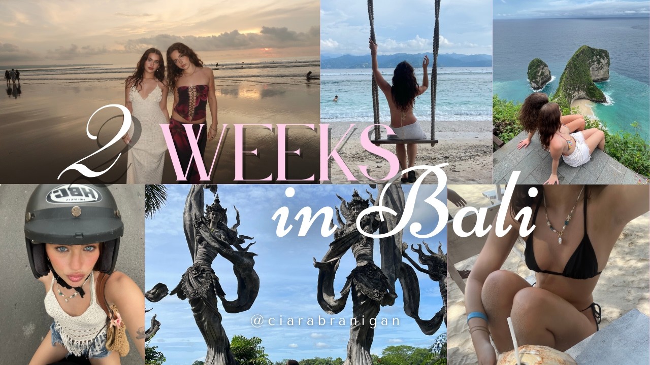 how 2 girlies spent 2 weeks in Bali vlog - exploring, snorkelling and must-do's!
