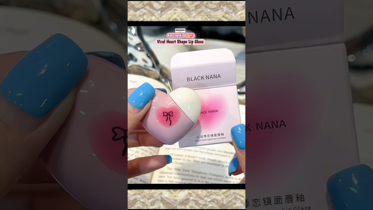 Viral Heart Shape Lip Gloss 💖💋| Shade: Pink 💗 | How to get glossy lips #lipgloss @ornatebeauty9