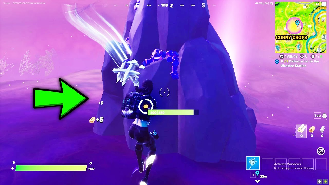 Stage 1 of 5 - Destroy Sideways Rocks