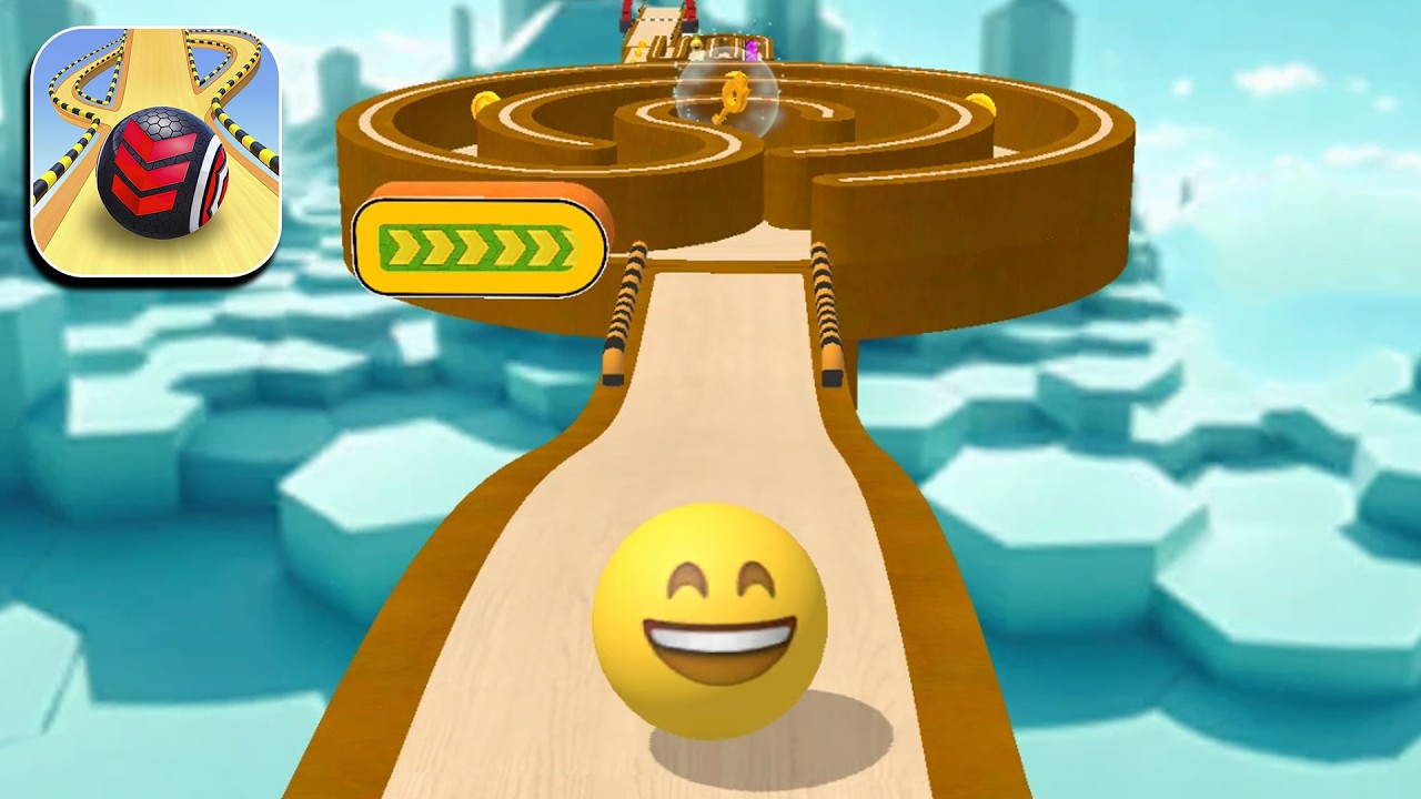 Racing Ball Rolling Game Speedrun Gameplay Max Level 1120