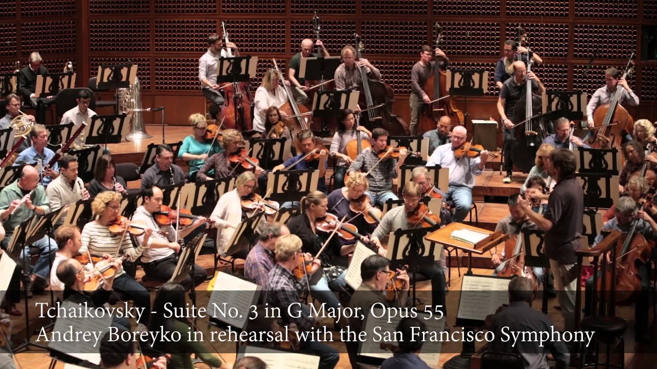 SFS in Rehearsal: Andrey Boreyko & the SF Symphony rehearse Tchaikovsky's Suite No. 3