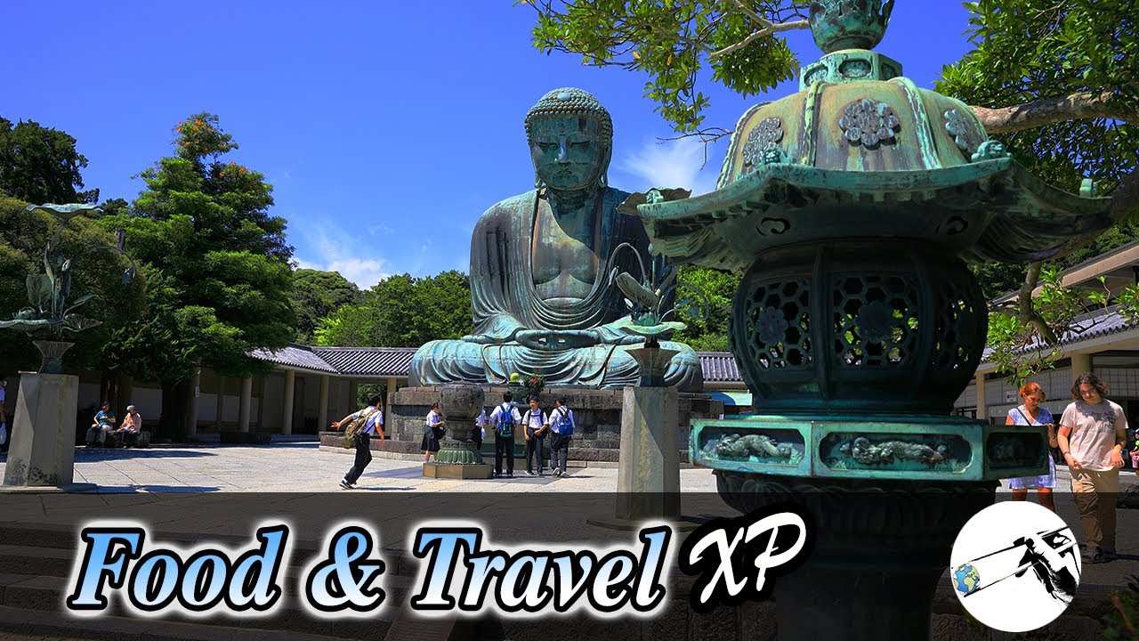 Unveiling the Majesty: Explore the Great Buddha of Kamakura! Japan  4K | Food & Travel XP