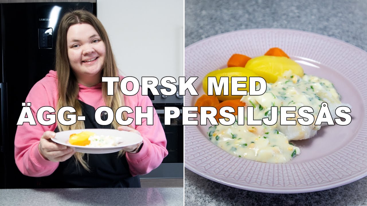Klassisk Husmanskost: Kokt Torsk med Ägg- och Persiljesås