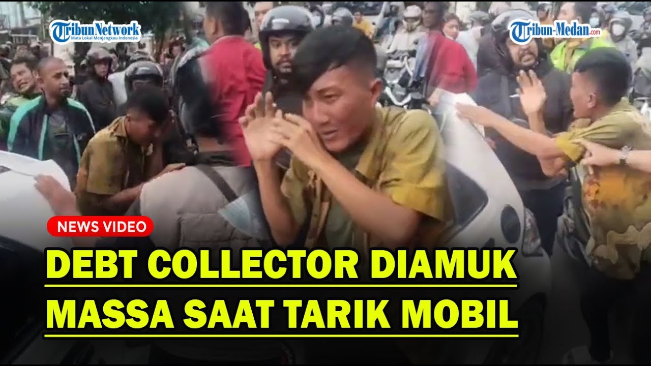 DEBT COLLECTOR Teriak Maling Saat Tarik Paksa Mobil, Berujung Diamuk Massa❗