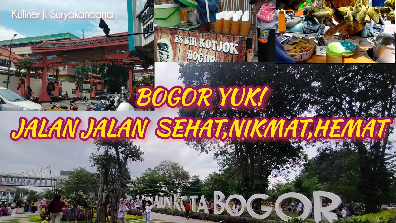 BOGOR, SUASANA ALUN ALUN  DAN ANEKA  KULINER JL.SURYAKENCANA, JALAN SEHAT,NIKMAT,HEMAT@CatatanTanty