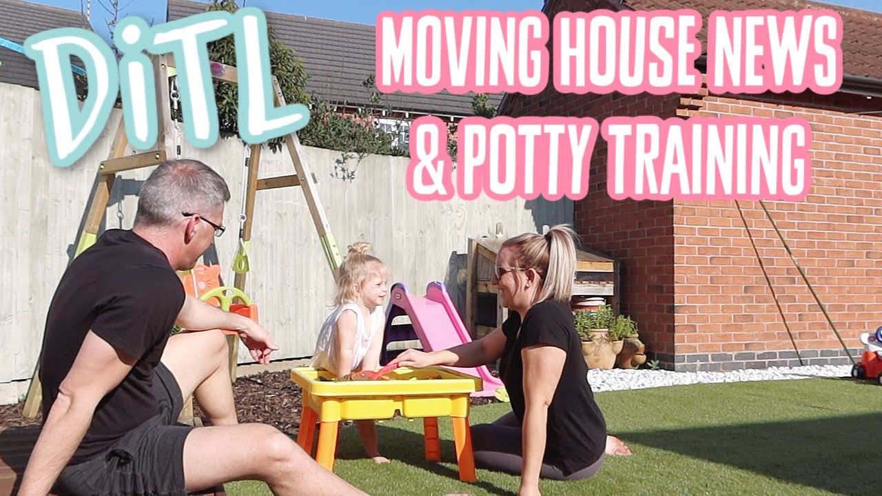 DAY IN THE LIFE ON LOCKDOWN | MOVING NEWS AND POTTY TRAINING Sarah-Jayne Fragola