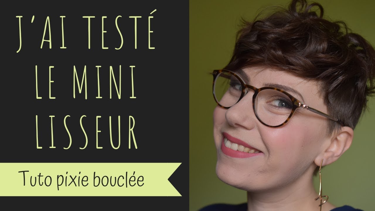 Tuto pixie bouclée : j'ai testé le mini lisseur