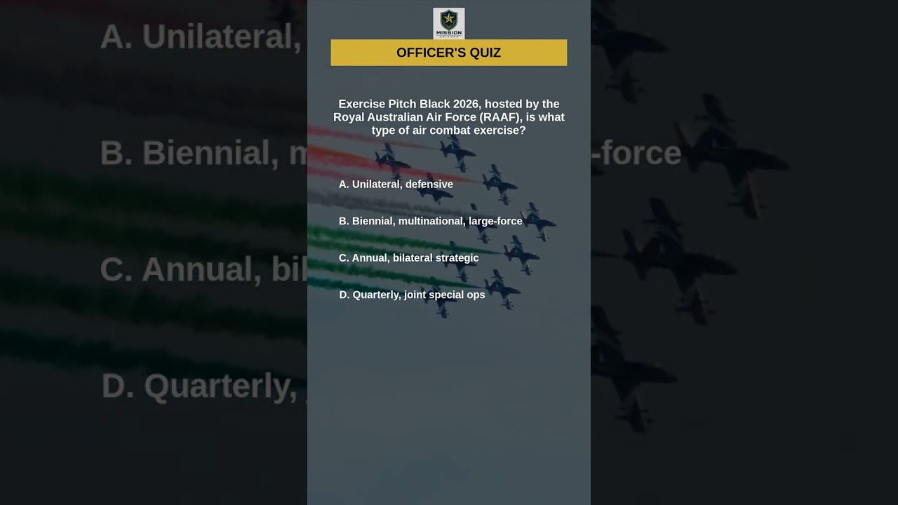 Exercise Pitch Black 2026: IAF Joins Multinational Air Combat! ✈️
