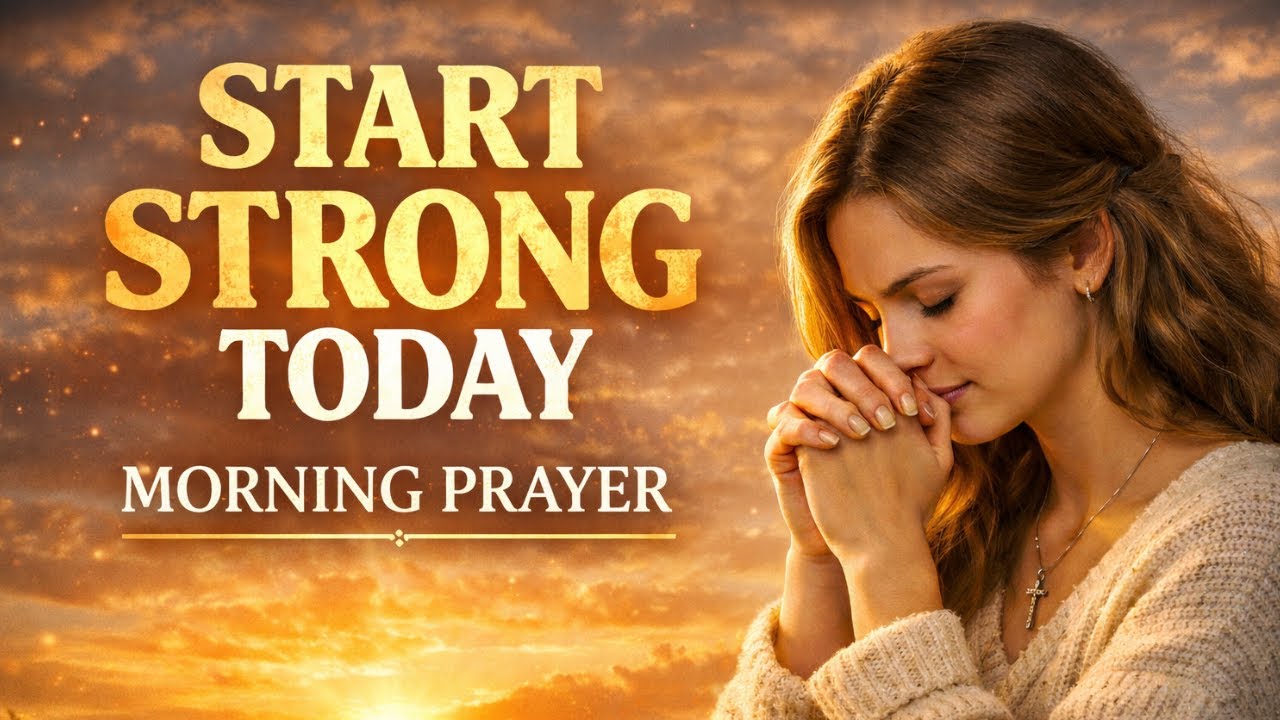 Pray This for Strength to Face Today | Powerful Morning Prayer for Confidence 