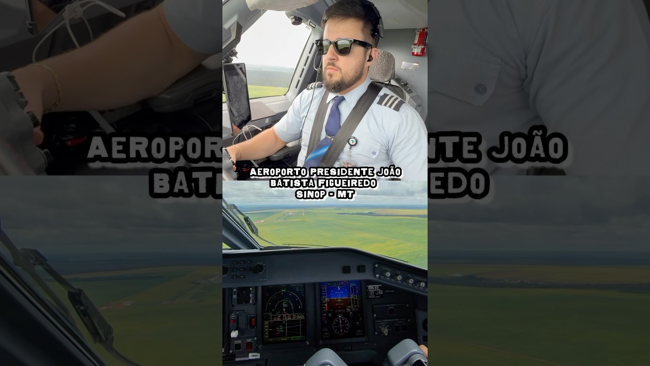 🇧🇷 Pouso no Aeroporto Presidente Jo&atilde;o Batista Figueiredo | Sinop - MT - SBSI - OPS. 15/01/2025