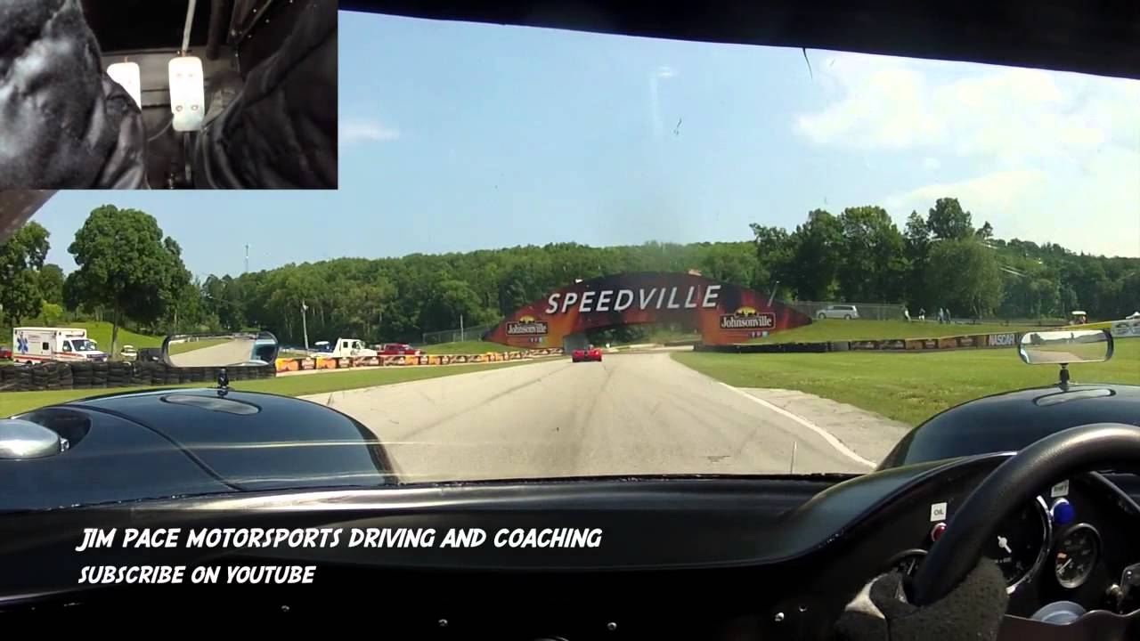 Road America Lola T-70 Coupe w/pedal cam at The Hawk