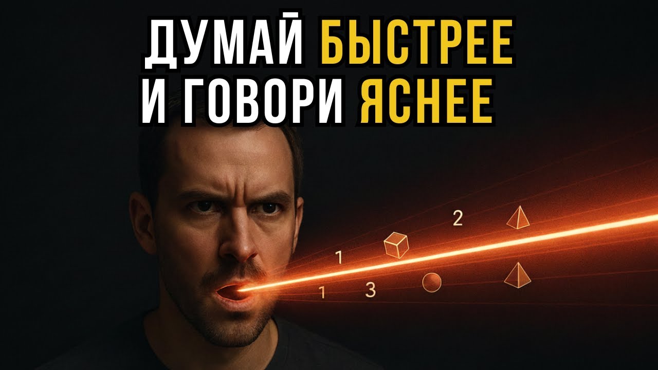 🧠 Приём &laquo;3-2-1&raquo; для речи, который заставит вас ПЕРЕСТАТЬ бессвязно болтать | как быстро думать